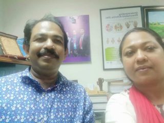 reepa madam with Dhaka nation principal